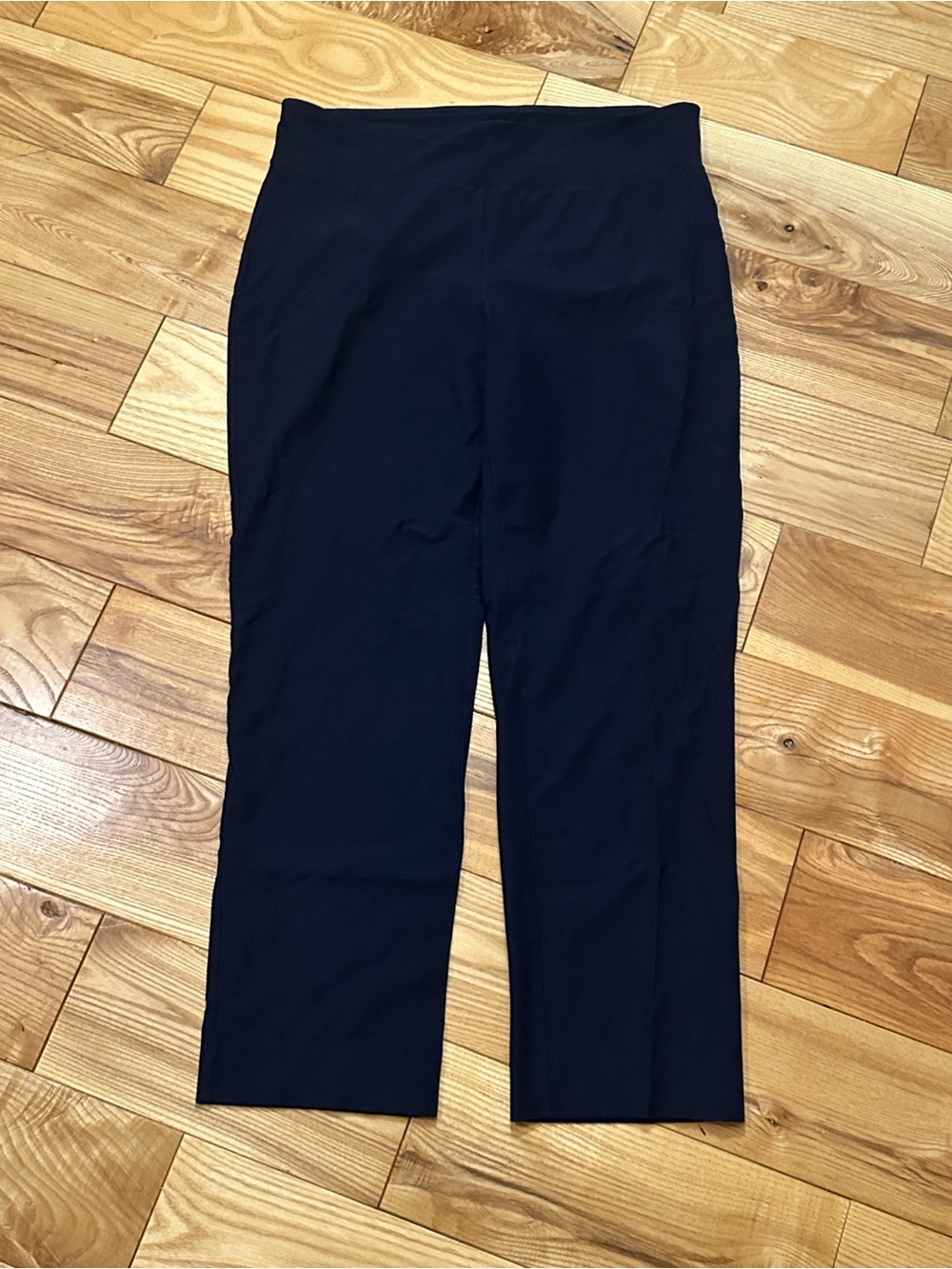 Eileen Fisher Women’s Navy Blue Cropped Pants, Medium